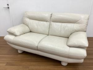 2人掛けソファー ハイバック ホワイト