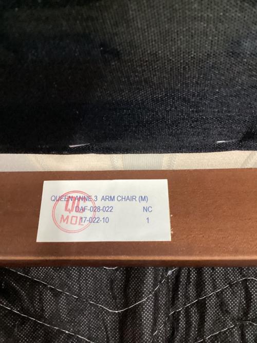 IDC大塚家具 (アイディーシーオオツカカグ) ダイニングチェアー QUEEN ANNE 3 ARM CHAIR(M)