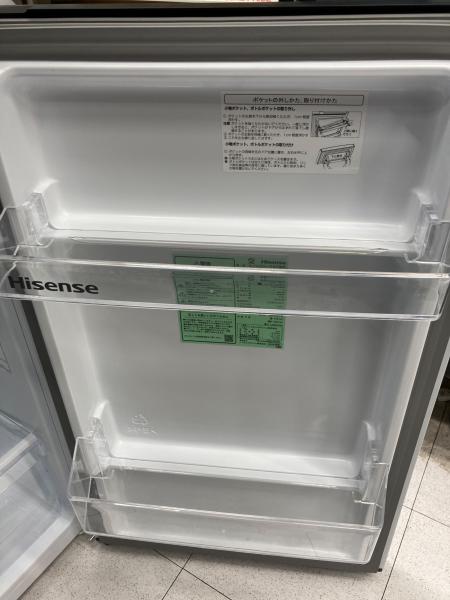 Hisense (ハイセンス) 2ドア冷蔵庫 HR-B12E4W 2025年製 124L