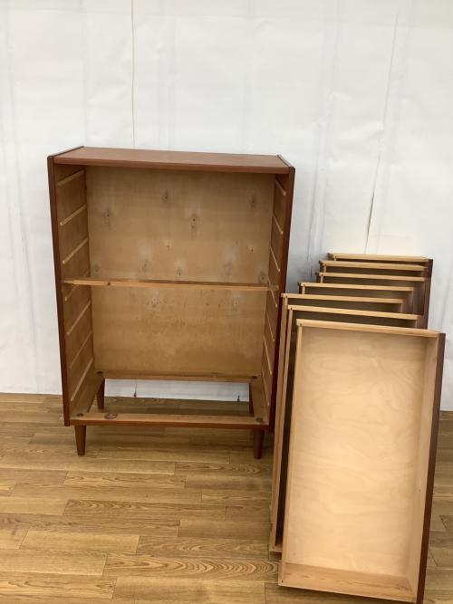 ハイチェスト ブラウン 北欧家具調