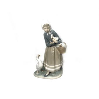 LLADRO フィギュリン LLADRO『少女とアヒル 』