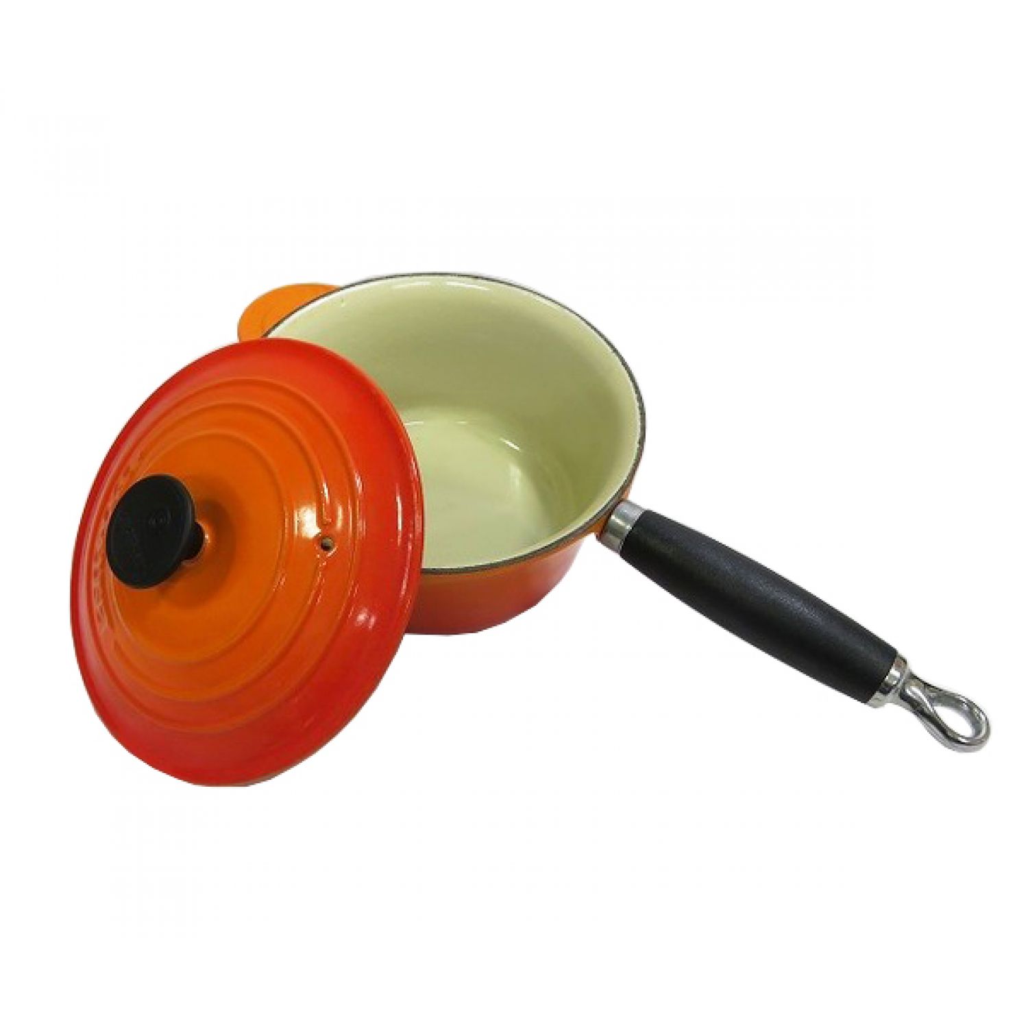 LE CREUSET 片手鍋 オレンジ｜トレファクONLINE