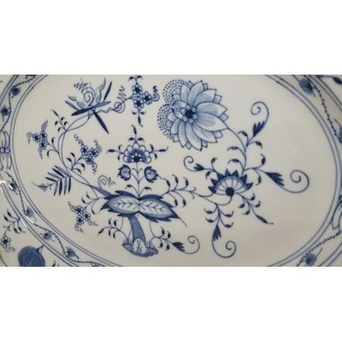 Meissen 36cm オーバルプレート ブルーオニオン