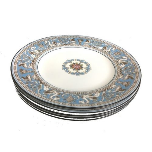 Wedgwood (ウェッジウッド) 20cmプレート フロレンティーン・ターコイズ 5Pセット