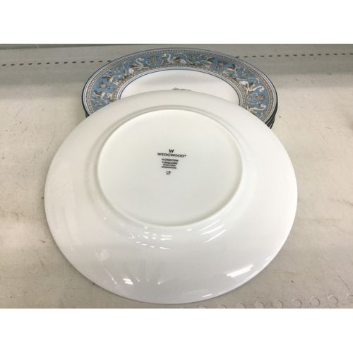 Wedgwood (ウェッジウッド) 20cmプレート フロレンティーン・ターコイズ 5Pセット