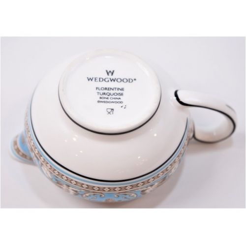 Wedgwood (ウェッジウッド) クリーマー(ティー) フロレンティーン・ターコイズ