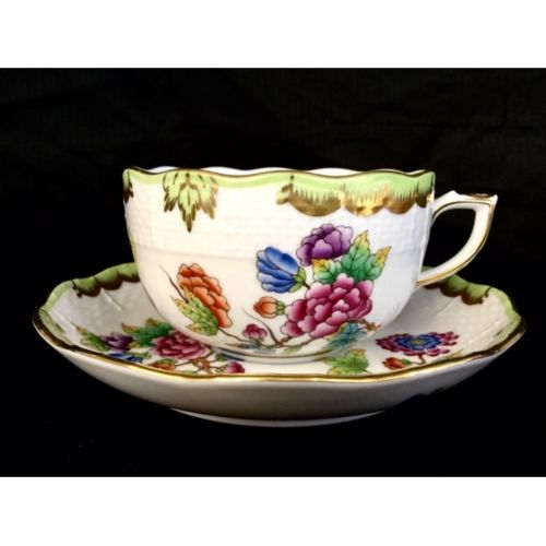 Herend ヘレンド カップ ソーサー ヴィクトリアブーケ トレファクonline