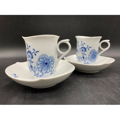 Meissen (マイセン) カップ&ソーサー 未使用品 ブルーオニオン 2Pセット