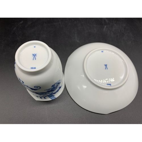 Meissen (マイセン) カップ&ソーサー 未使用品 ブルーオニオン 2Pセット