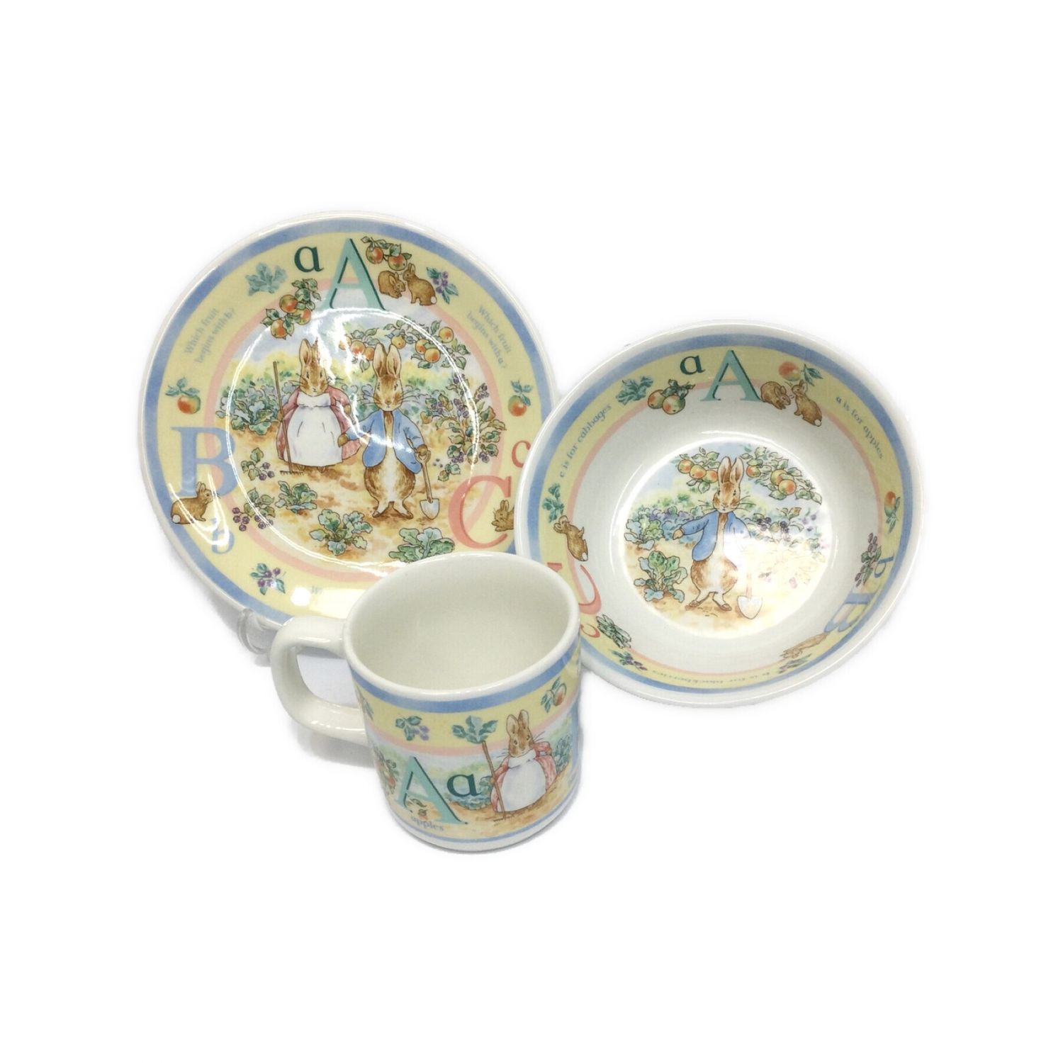 Wedgwood (ウェッジウッド) 洋食器3点セット ピーターラビット