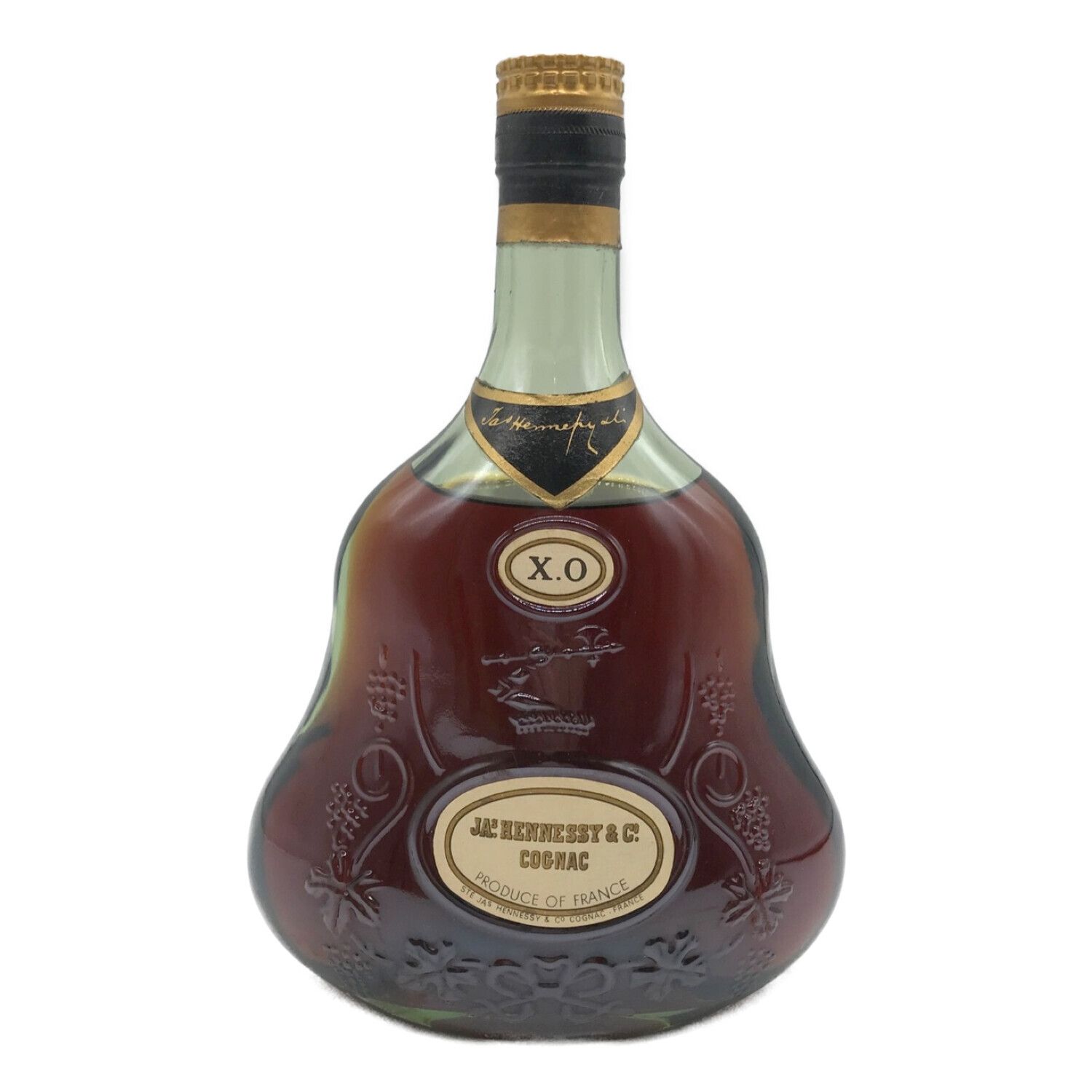 ヘネシー (Hennessy) コニャック 金キャップ 700ml XO グリーンボトル