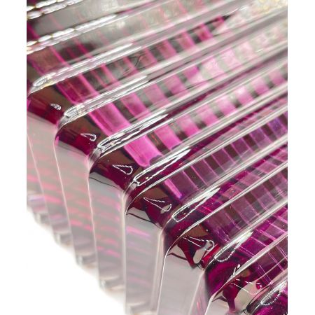 Baccarat (バカラ) フラワーベース アイ ベース スクウェア S パープル