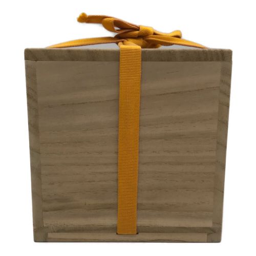 二代 小川 長楽作 (ニダイ オガワ チョウラクサク) 赤楽 筒茶碗