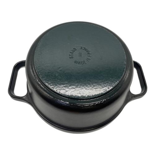 Staub (ストウブ) 鍋 ブラック キズ有 22cm