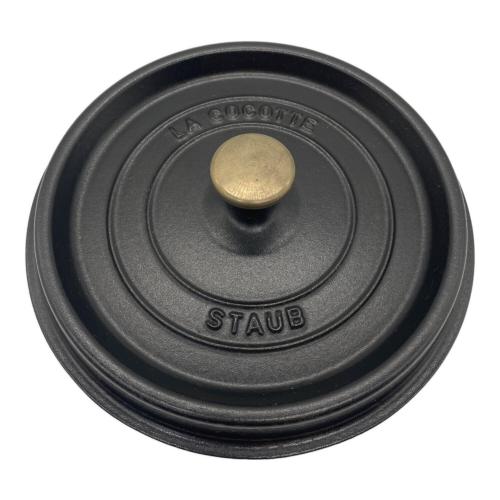 Staub (ストウブ) 鍋 ブラック キズ有 22cm