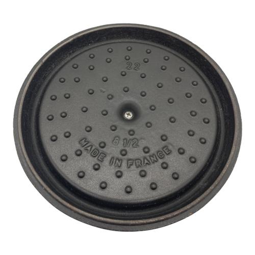 Staub (ストウブ) 鍋 ブラック キズ有 22cm