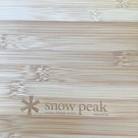 Snow peak (スノーピーク) アウトドアテーブル LV-231 フォールディングテーブル オーバル竹