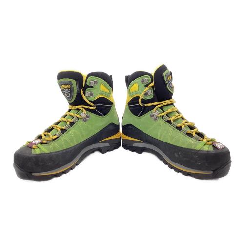 ASOLO (アゾロ) トレッキングシューズ レディース SIZE 24cm グリーン×イエロー 1000001614496 W's ELBRUS ハイカット(ハードソール) GORE-TEX
