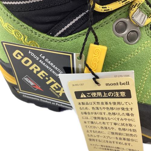 ASOLO (アゾロ) トレッキングシューズ レディース SIZE 24cm グリーン×イエロー 1000001614496 W's ELBRUS ハイカット(ハードソール) GORE-TEX