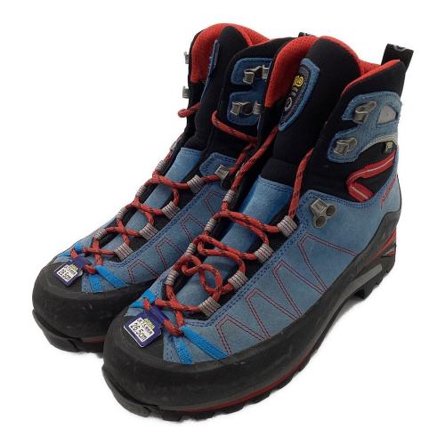 ASOLO (アゾロ) トレッキングシューズ メンズ SIZE 26.5cm ブルー×レッド 1000001614380 ELBRUS ハイカット(ハードソール) GORE-TEX