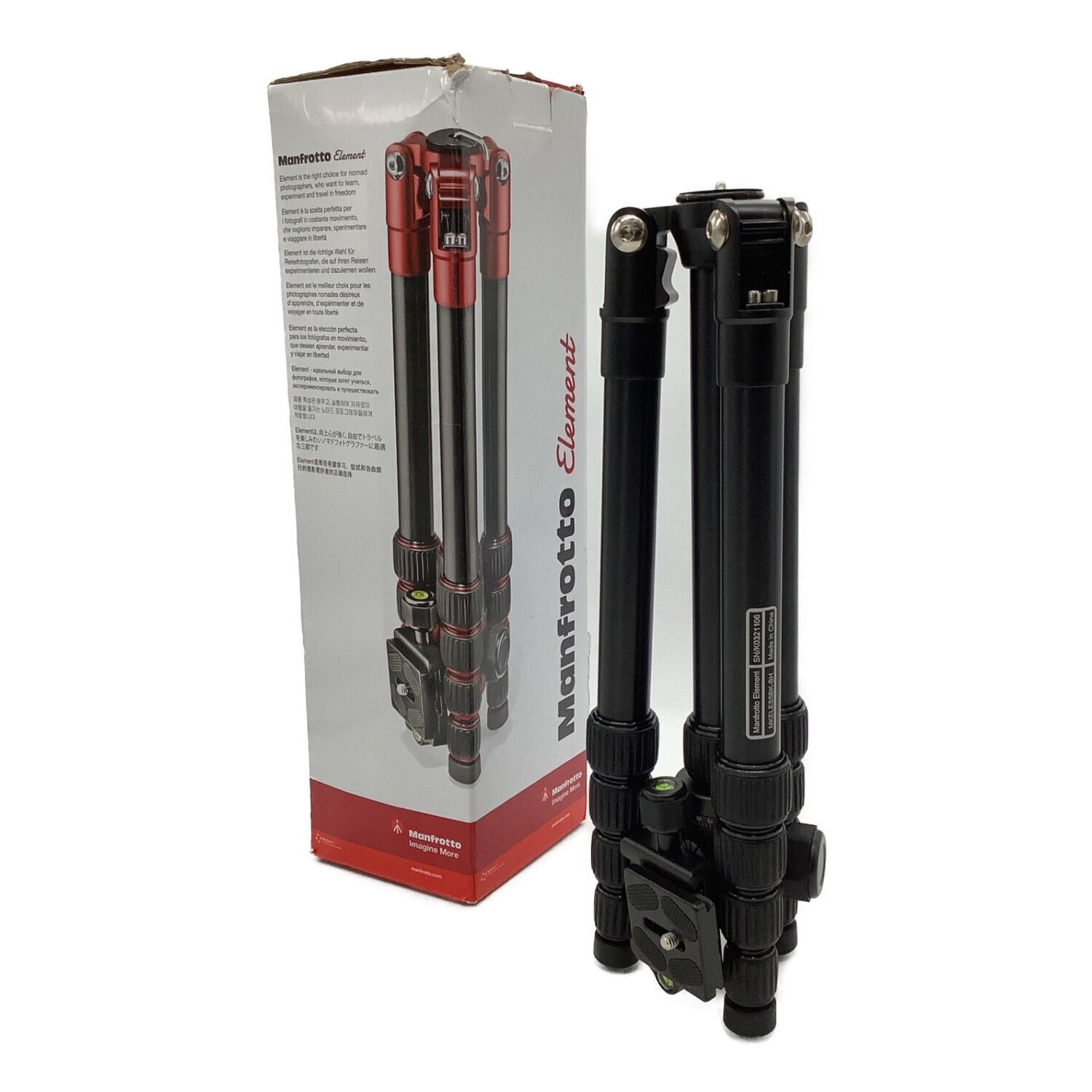 Manfrotto Element 三脚 MKELES5BK-BH｜トレファクONLINE