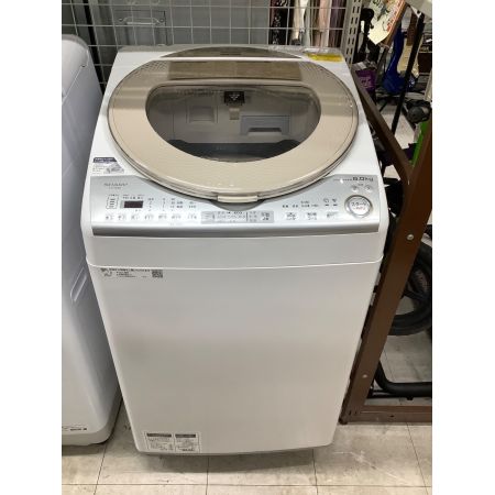 SHARP (シャープ) 全自動洗濯機 8.0kg ES-TX8B 2018年製 50Hz／60Hz