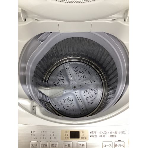 SHARP (シャープ) 全自動洗濯機 6.0kg ES-GE6C 2019年製 クリーニング