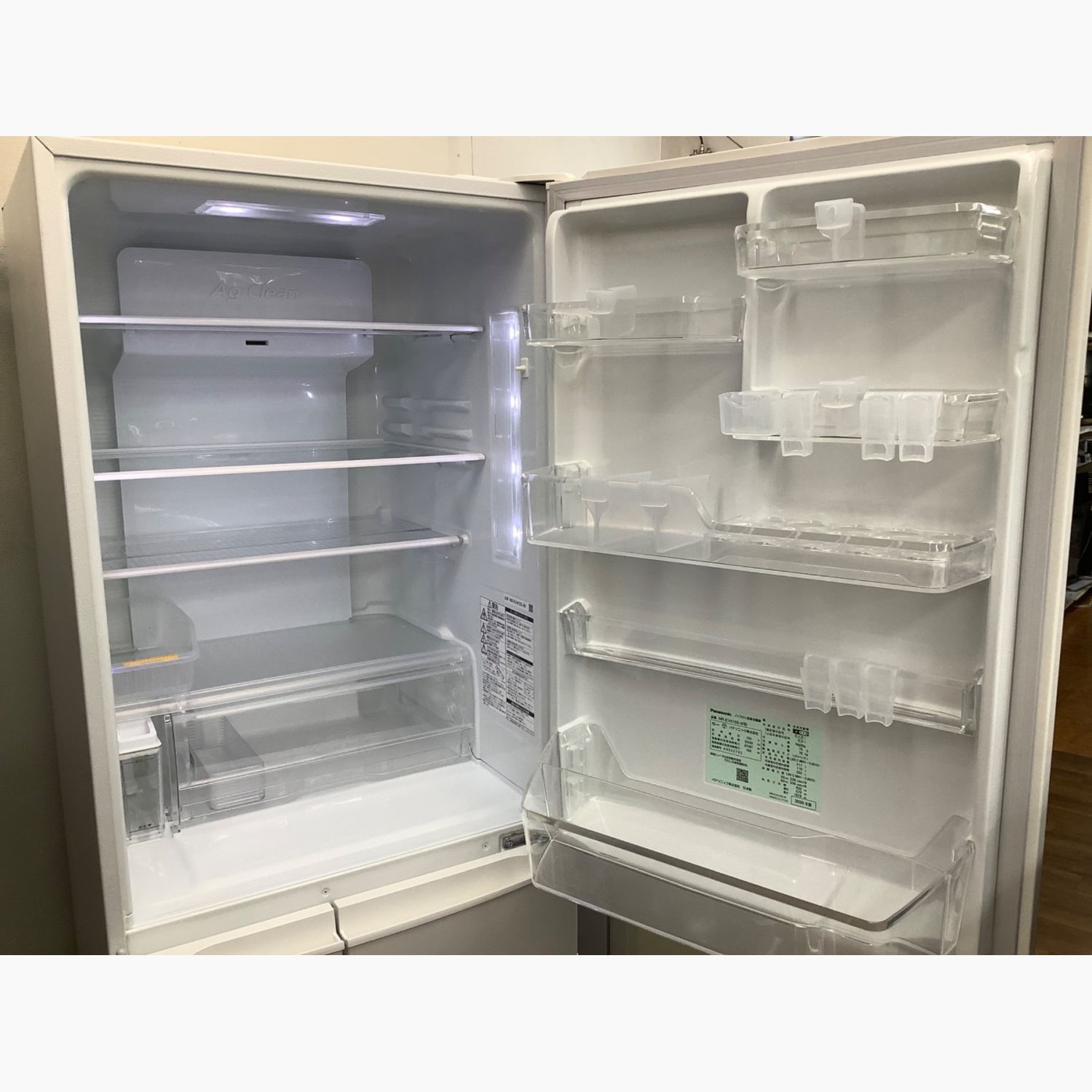 全国割引Panasonic 冷凍冷蔵庫 冷蔵庫 nr-f555hpx-w　2019年　6ドア　550l　山梨　美品　大型 500リットル以上