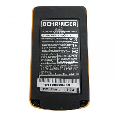 BEHRINGER (ベリンガー) エフェクター CO600