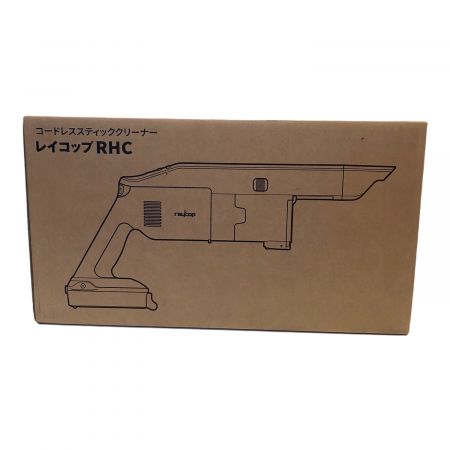 raycop (レイコップ) スティッククリーナー パックレス モーターヘッド コードレス(充電式) RHC-100JPWH 程度S(未使用品) 純正バッテリー 50Hz／60Hz 未使用品
