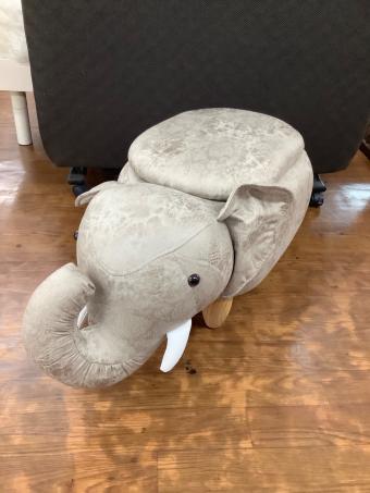 不二貿易 (フジボウエキ) アニマルスツール収納付き ゾウ