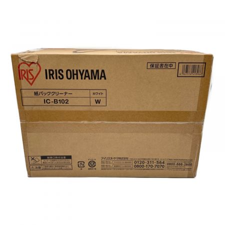 IRIS OHYAMA (アイリスオーヤマ) キャニスター式掃除機 アウトレット品 紙パック式 IC‐B102-W 程度S(未使用品) 〇 50Hz／60Hz 未使用品