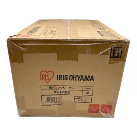 IRIS OHYAMA (アイリスオーヤマ) キャニスター式掃除機 アウトレット品 紙パック式 IC‐B102-W 程度S(未使用品) 〇 50Hz／60Hz 未使用品