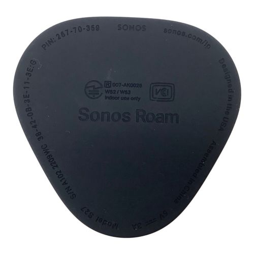 SONOS (ソノス) ポータブルスマートスピーカー Roam