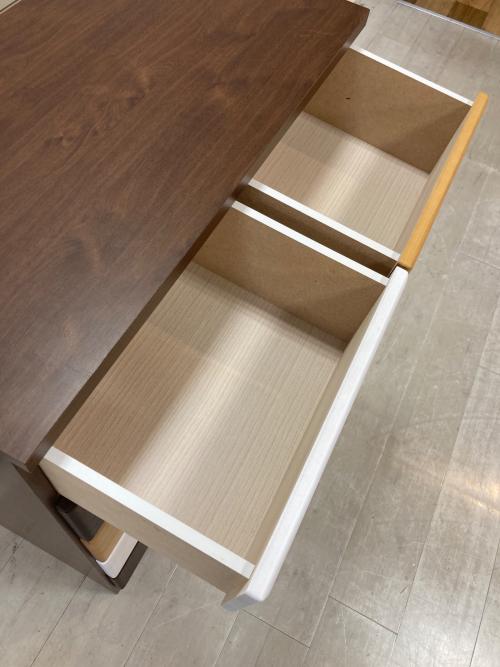 サンコウ ハイチェスト ブラウン 天板キズ有 キャラメルⅤ 80-5 MIX