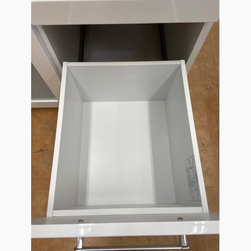 三幸ジャパン (サンコウジャパン) キッチンカウンター ホワイト 2枚扉  