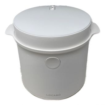 LOCABO (ロカボ) マイコン炊飯ジャー JM-C20E-W 5合 程度S(未使用品) 未使用品