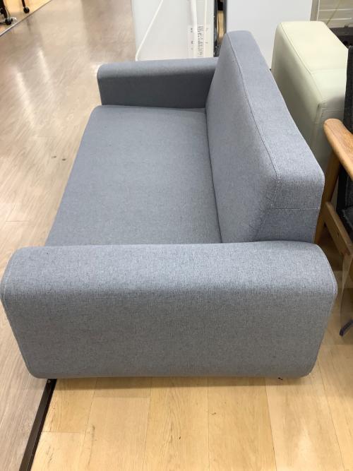 2人掛けソファー グレー ファブリック