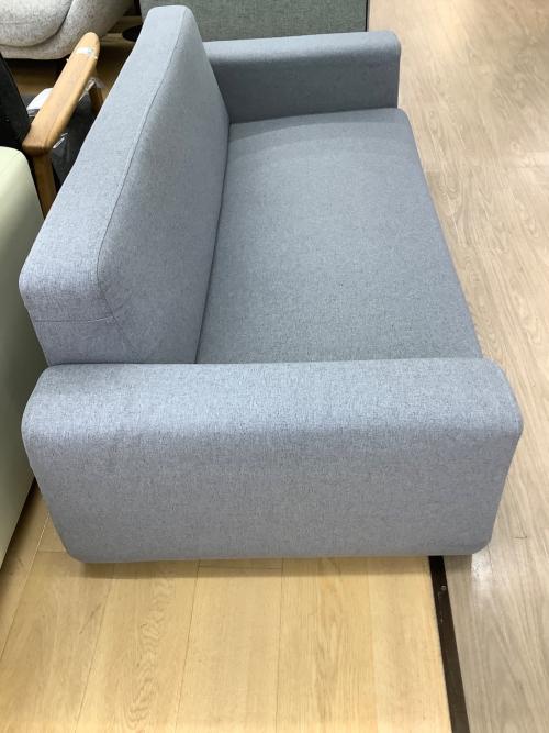 2人掛けソファー グレー ファブリック