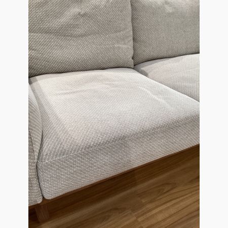 karimoku (カリモク) 2人掛けソファー グレー ヘッドレスト付 UU22