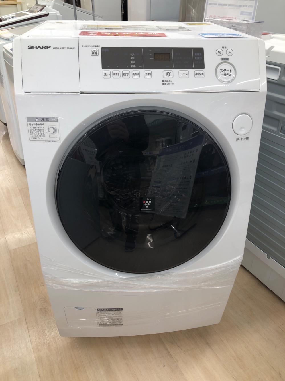 SHARP (シャープ) ドラム式洗濯乾燥機 10.0kg 6kg ES-H10G 2022年製