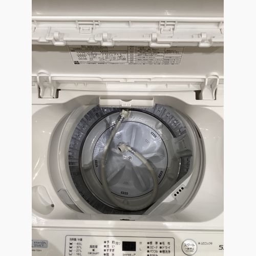 YAMADA (ヤマダ) 全自動洗濯機 5.0kg YWM-T50H1 2021年製 90L クリーニング済 50Hz／60Hz