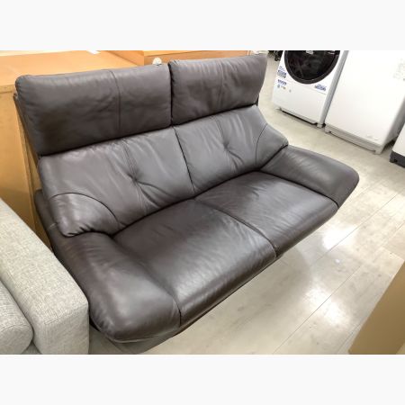 karimoku (カリモク) 2人掛けソファー ブラウン 座面中央部分に