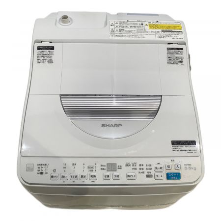 SHARP (シャープ) 縦型洗濯乾燥機 5.5kg 3.5kg ES-T5E8 2021年製