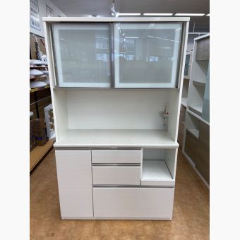 ニトリ レンジボード ホワイト スライド扉 アルミナ2