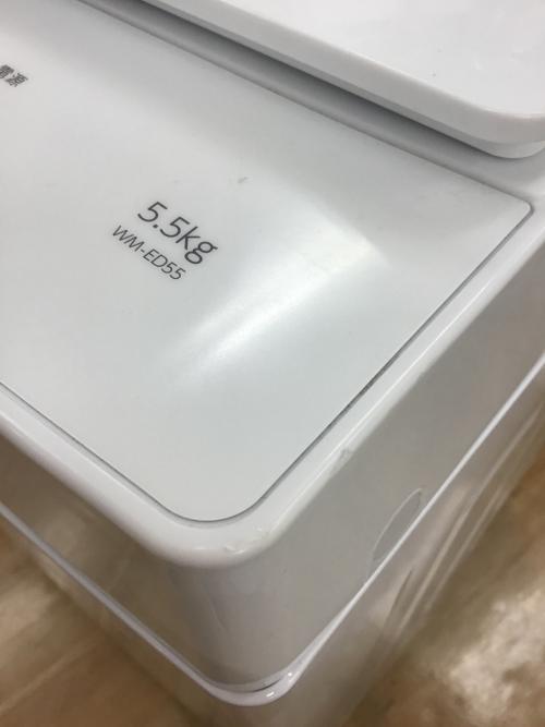 TWINBIRD (ツインバード) 全自動洗濯機 5.5kg WM-ED55 2024年製 クリーニング済