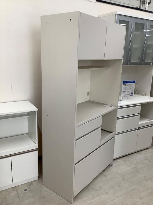 Pamouna (パモウナ) レンジボード アイボリー 2枚扉