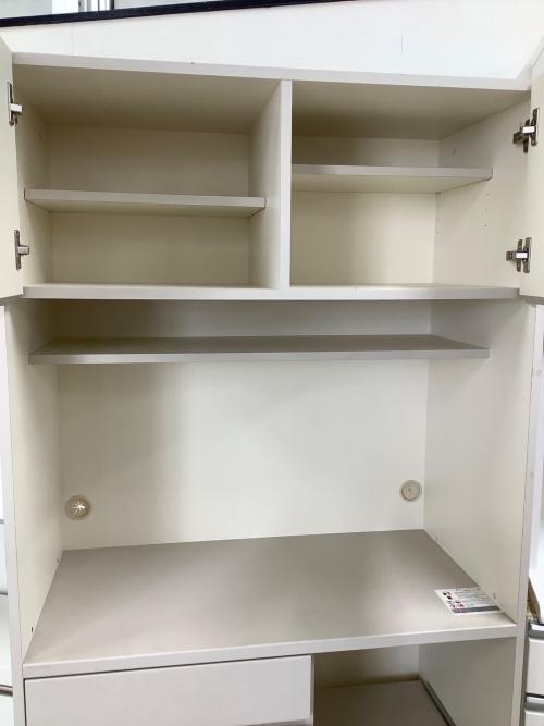 Pamouna (パモウナ) レンジボード アイボリー 2枚扉