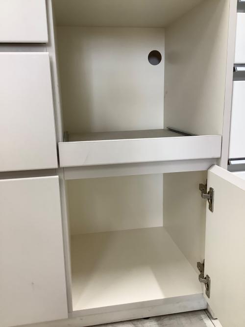 Pamouna (パモウナ) レンジボード アイボリー 2枚扉