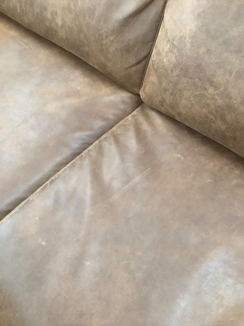 関家具 (セキカグ) 2人掛けソファー ナチュラル×ブラウン